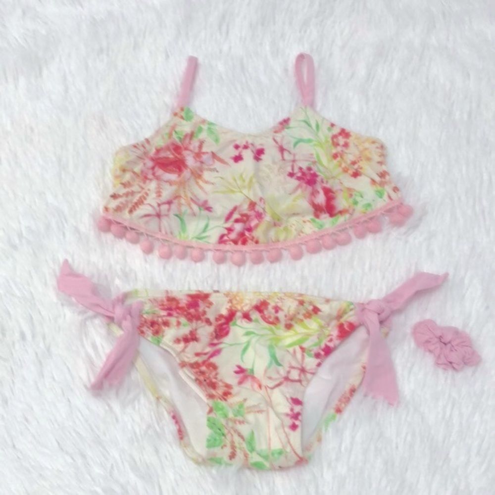 Planet Sea Two Piece with Scrunchie NWT